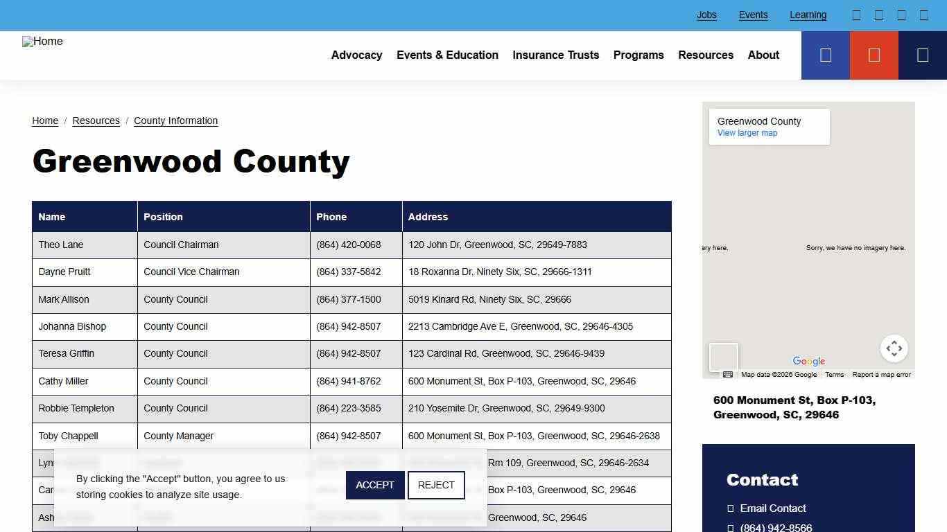 Greenwood County | South Carolina Association of Counties